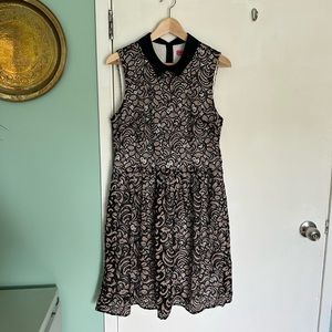 Betsey Johnson black lace dress, Size 12
